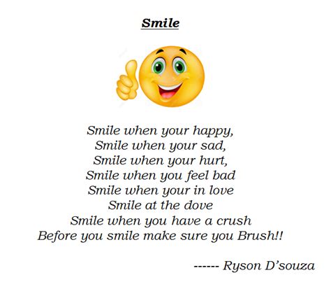 Smile Poem by Ryson D'souza - Poem Hunter