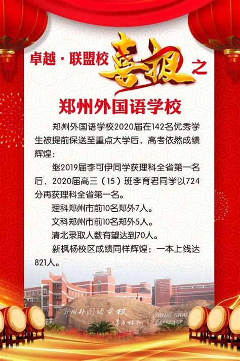 2020年郑州外国语学校高考成绩- 郑州本地宝