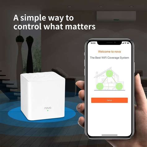 TENDA Nova MW3 (3-Pack) Whole Home Mesh Mesh Router 2.4 GHz, 5 GHz 1200 ...