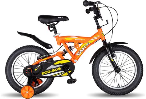 Buy Vaux Eco-Sus Kids Cycle for Boys 16 inch with Suspension for Age 4 ...