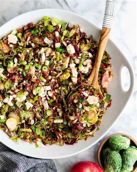 Brussel Sprout Salad - JoyFoodSunshine