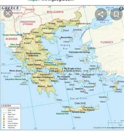 Mark Greece in world map - Brainly.in