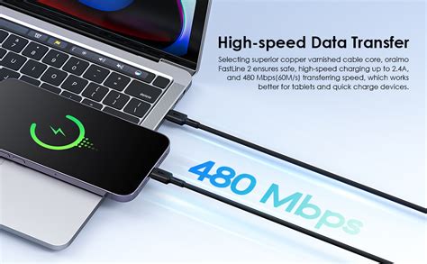 Oraimo Fast Charging Cable (OCD-CL54) | 1M Length | High-Speed Data ...