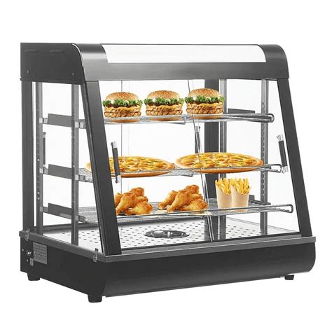 Anpuce 26" Food Warmer, 3 Tier Display Hot Food Countertop Case, Commercial Buffet Restaurant ...