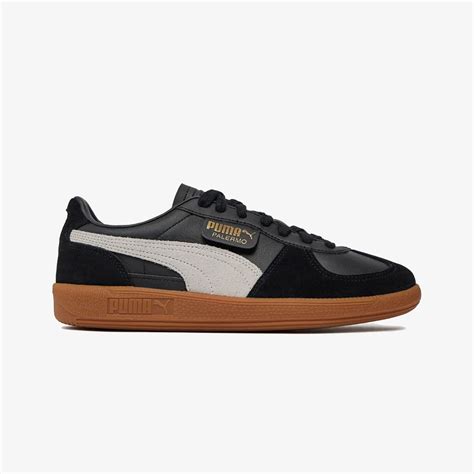 Buy Puma Palermo Leather Black Gray for Men | Superkicks