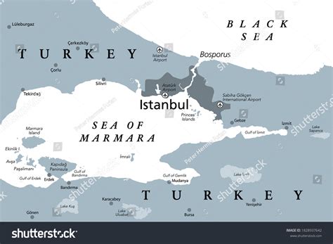 Turkey Marmara Map