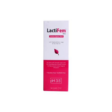 Lactifem PH 3.5 Ultra Intimate Wash 75 ml Price, Uses, Side Effects ...