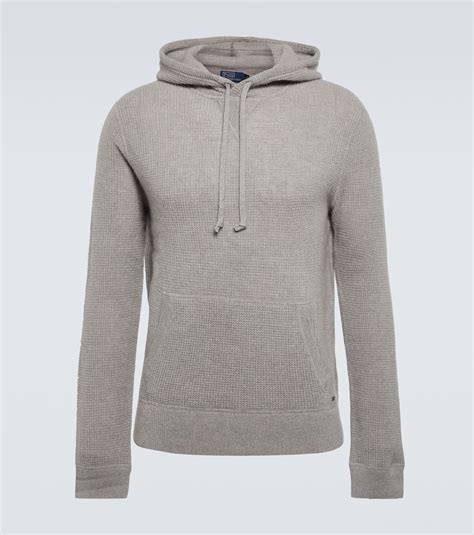 Cashmere hoodie in grey Polo Ralph Lauren Mytheresa