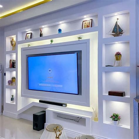 POP tv stand | Tv wall design luxury, Tv room, Tv wall design luxury tvs