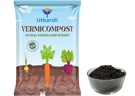 Vermicompost, 100% Natural Organic Fertilizer Manure for Plants, Nutri ...