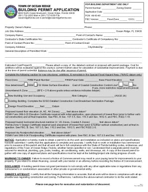 FL BD-1 - Town Of Ocean Ridge 2020-2026 - Fill and Sign Printable ...