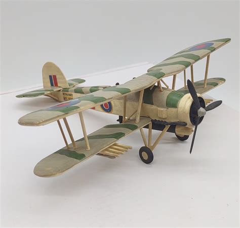 1:72 Scale Built Plastic Airplane Model Kit WWII Fairy Swordfish Torpedo Bomber | eBay