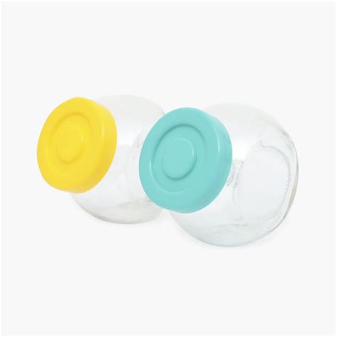 Buy Pamolive Cuba Transparent Glass Solid Spice Bottles - 200ml - Set ...