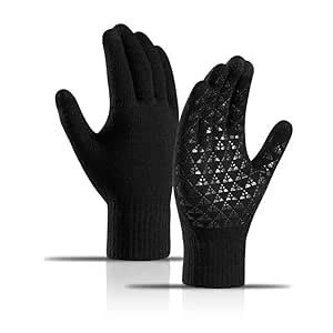 DAMIROON Gloves for Cold Weather, Winter Warm Touchscreen Thermal ...