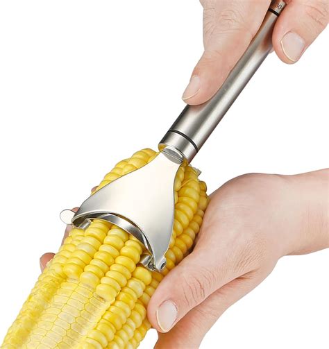 Buy SPIN CART Stainless Steel Corn Peeler, Corn Thresher with Sharp ...