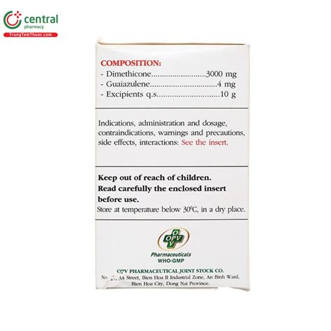 Thuốc Pepsia dạng gel làm giảm đầy hơi, ợ chua, ợ nóng