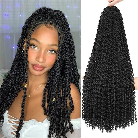 Buy Passion Twist Hair 8 Packs 20 Inch Passion Twist Crochet Hair Water ...