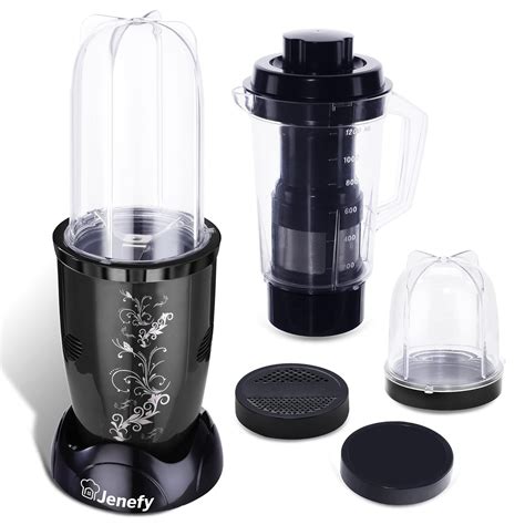 Buy Jenefy Bullet Grinder Mixer Juicer Blender 400W with 3Jars (500ml ...