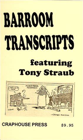 Amazon.in: Buy Barroom Transcripts featuring Tony Straub Book Online at ...