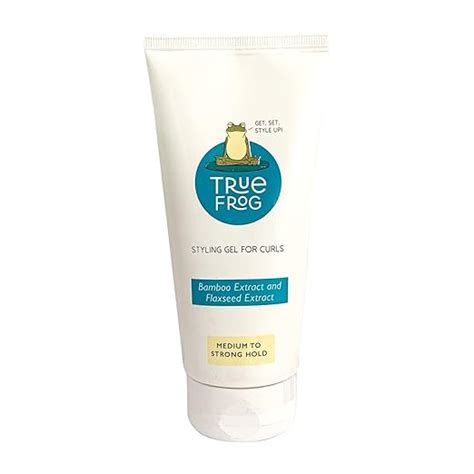 Buy TRue FRoG Styling Gel for Curls for Curly Wavy Hair with Bamboo ...