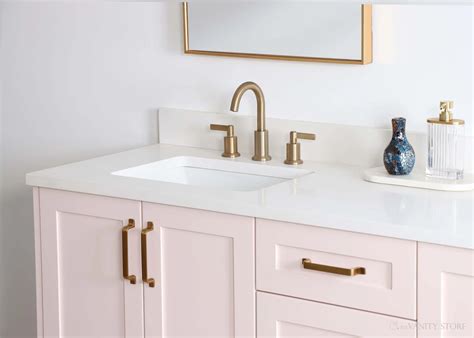 Bridgeport 72" Champagne Pink Bathroom Vanity, Double Sink - Teodor ...