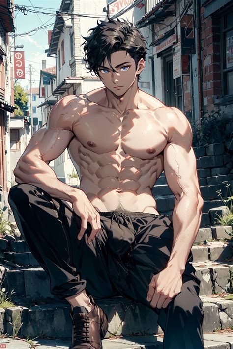 Anime Guys Shirtless, Handsome Anime Guys, Cute Anime Guys, Cats Art ...