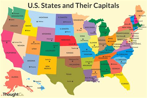 Printable List Of States