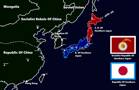 What if Japan had the same fate as Germany after WW2 : r/imaginarymaps