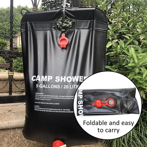 Buy Camping Shower Bag Solar Shower Bag protable Outdoor Shower Bag ...