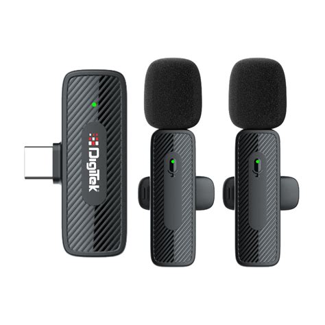 Digitek® (DWM-008 PRO Wireless Microphone & Receiver with Type-C ...
