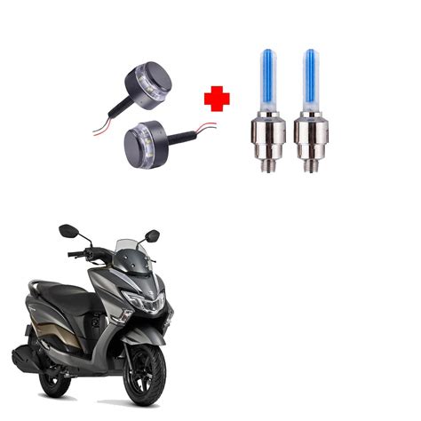 BICYCLISM Bike Handle Bar End LED Blinker Indicator Light & Tyre Light ...