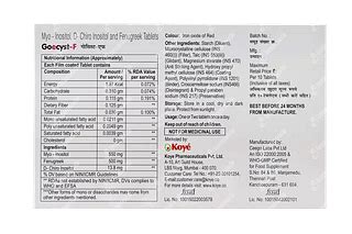 Goecyst F Tablet 10 - Uses, Side Effects, Dosage, Price | Truemeds