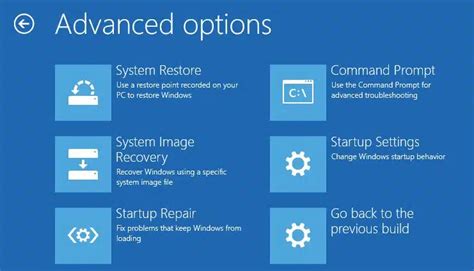 Windows Advanced Options 的图像结果