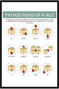 Allen Turtle Prepositions Of Place Unframed Wall Décor Poster (12 X 18 ...