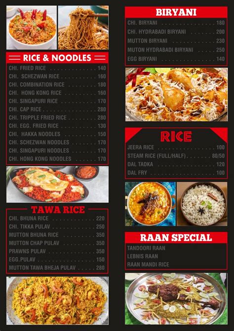 Menu at MEZBAAN Restaurant(Non-veg), Valsad