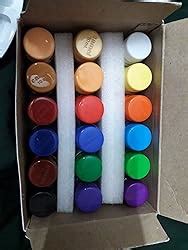 Camlin Kokuyo Pack of 18 shade bottles 10ml each, 1 palette, 1 brush ...