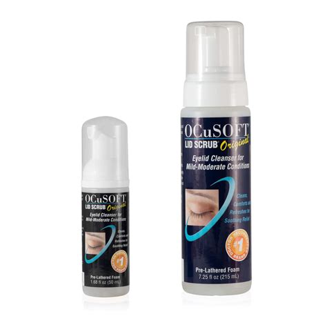 OCuSOFT® Lid Scrub Foaming Eyelid Cleanser - Clean Artificial Eyes
