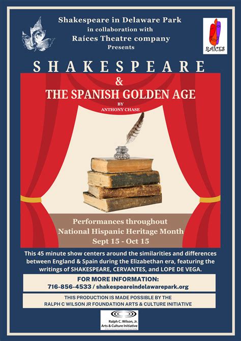 Shakespeare & The Spanish Golden Age – Shakespeare in Delaware Park