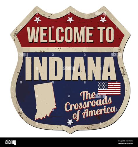 Welcome to indiana sign hi-res stock photography and images - Alamy