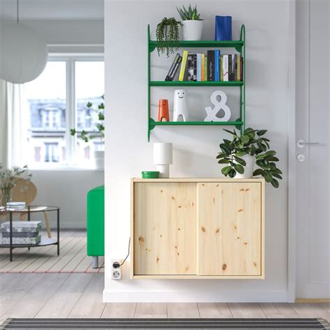 FÄRGSÄTTARE wall shelf, green, 60x16x74 cm (235/8x63/8x291/8") - IKEA