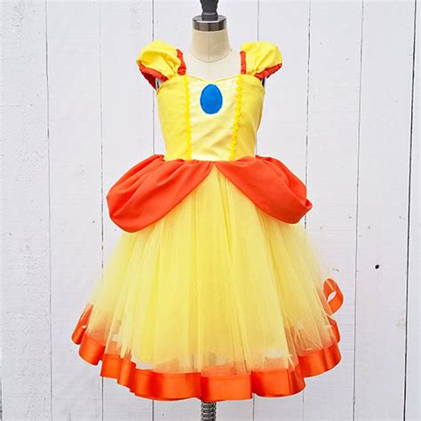 Princess Daisy Costume for Girls, Girls Princess Daisy Costume ...