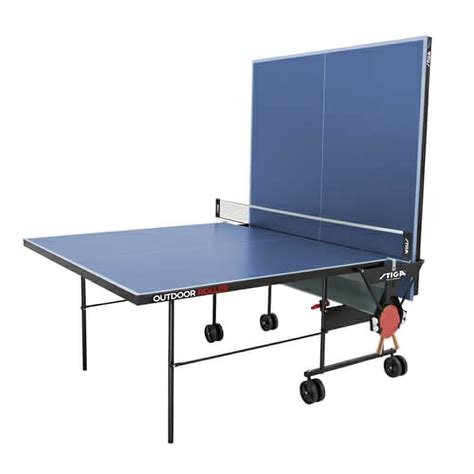 Stiga Outdoor Roller Table Tennis Table with Net - Match Sport