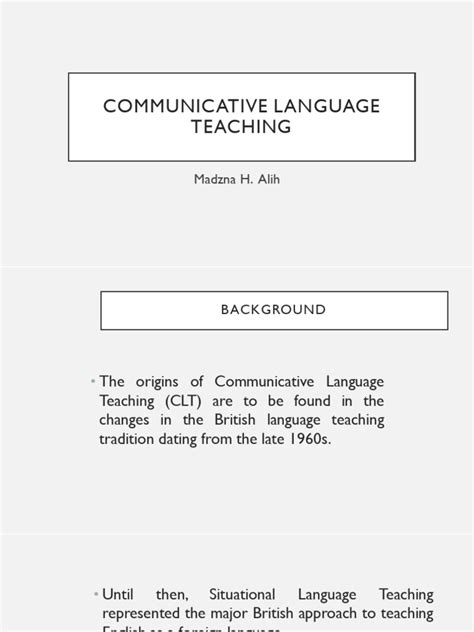 Application of Communicative Language Teaching 的图像结果