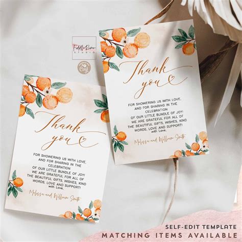 Thank You Note Cards