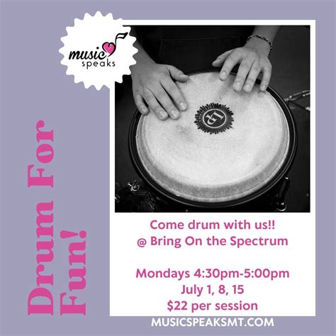 Drum For Fun @ BOTS, Teens & Young Adults, Bring On The Spectrum ...