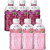Mogu Mogu Lychee Juice Drink with Nata de Coco Jelly 320ml (Pack of 6 ...