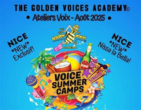 ATELIERS VOIX - VOICE SUMMER CAMP - AUGUST in NICE, Imago records ...