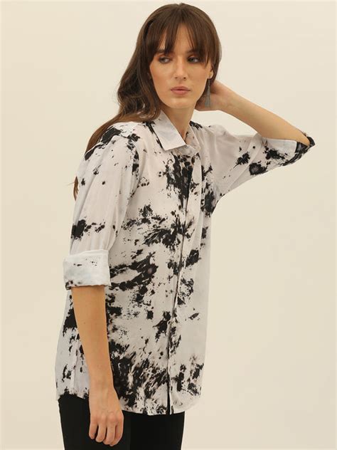 Women Tie-Dye Crop Shirts – JAVINISHKA