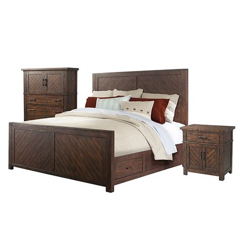 Picket House Furnishings Dex Walnut King Bedroom Set in the Bedroom ...