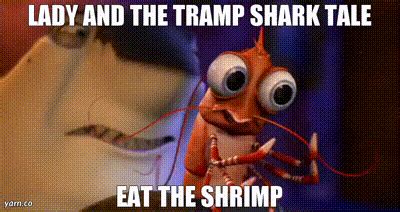 YARN | LADY AND THE TRAMP SHARK TALE EAT THE SHRIMP | Shark Tale ...